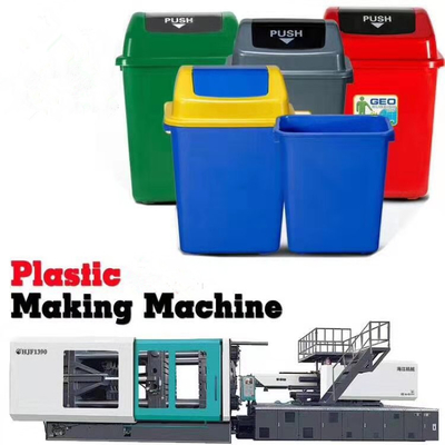 Plastikowy pojemnik na śmieci Making Plastic Moulder Machine 580 ton z silnikiem servo
