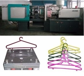 Sterowanie LCD Elektryczna maszyna do formowania wtryskowego do plastikowego wieszaka na ubrania / kołka